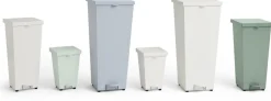 Poubelle en acier blanc 26l Loop - HAY