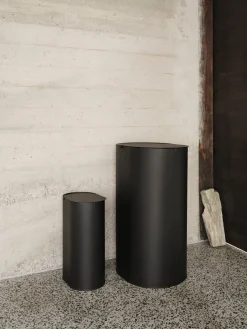 Poubelle en acier noir 40L Enkel - Ferm Living