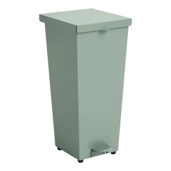 Poubelle en acier vert 26l Loop - HAY
