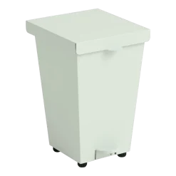 Poubelle en acier vert menthe 8l Loop - HAY