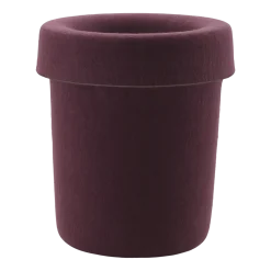 Poubelle en tissu recyclé bordeaux 31,6x36 cm Hide - Normann Copenhagen