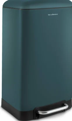 Poubelle à pédale bleu pétrole 40L n°879 - Les Collectors