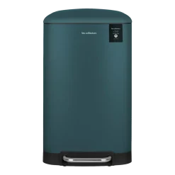 Poubelle à pédale bleu pétrole 40L n°879 - Les Collectors