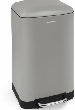 Poubelle à pédale gris clair 40L n°891 - Les Collectors