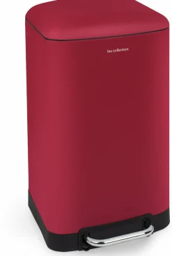 Poubelle à pédale rouge 40L n°887 - Les Collectors