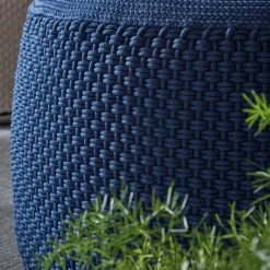 Pouf bleu Berenice - Meme Design