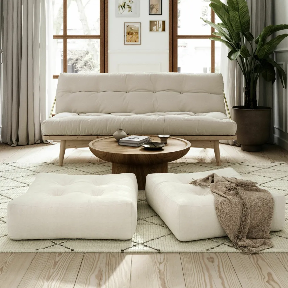 Pouf bleu pétrole More - Karup Design