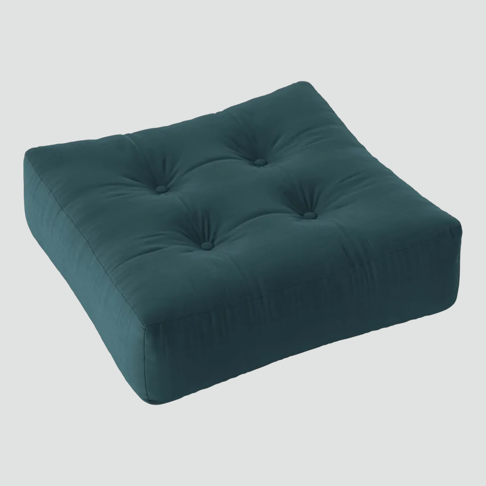 Pouf bleu pétrole More - Karup Design