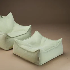 Pouf carré en oléfine herba 60 x 60 cm - Wigiwama