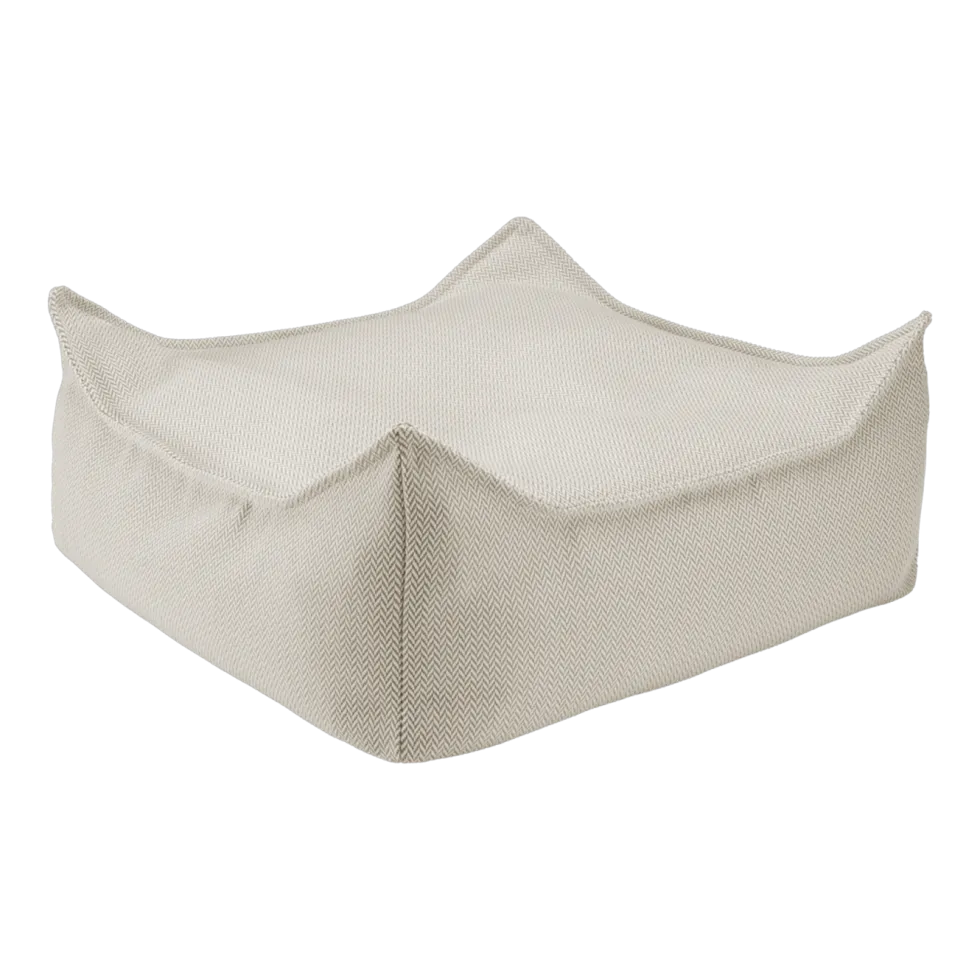 Pouf carré en oléfine terra 60 x 60 cm - Wigiwama