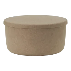 Pouf de rangement en feutre sable 72 cm Hide storage - Normann Copenhagen