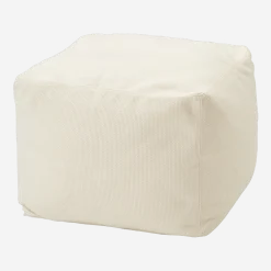 Pouf d'extérieur 50 x 50 cm blanc Archimede - Meme Design