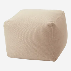 Pouf d'extérieur 50 x 50 cm tortora Archimede - Meme Design