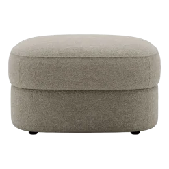 Pouf en bois et mousse hemp 65cm Covent - New works
