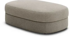 Pouf en bois et mousse hemp 120cm Covent - New works