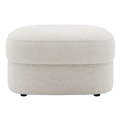Pouf en bois et mousse lana 65cm Covent - New works