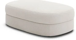 Pouf en bois et mousse lana 120cm Covent - New works