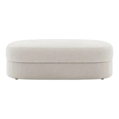 Pouf en bois et mousse lana 120cm Covent - New works