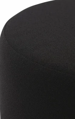 Pouf en bouclé gris anthracite 70 x 60 cm Stilla - AYTM