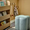 Pouf enfant forme trèfle en polyester vert Sissel - Bloomingville Mini