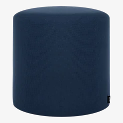 Pouf en laine bleu 40 cm Folk - noo.ma