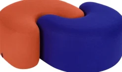 Pouf en laine terracotta Ü - noo.ma