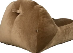 Pouf en polyester effet velours marron 120x99x78cm Tombbag - Dutchbone
