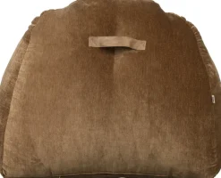 Pouf en polyester effet velours marron 120x99x78cm Tombbag - Dutchbone