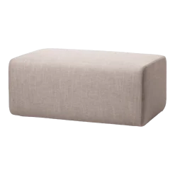 Pouf en polyester latte 60x90 cm Lagoon - Broste Copenhagen