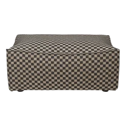 Pouf en tissu damier 108 x 78 cm Catena - Ferm Living