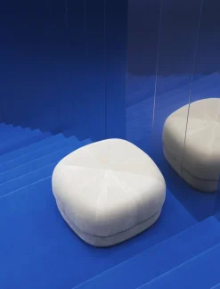 Pouf en velours 46 cm beige Circus Beige - Normann Copenhagen