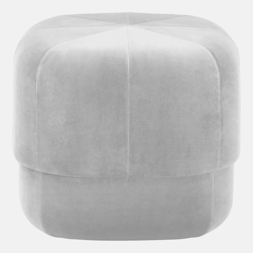 Pouf en velours 46 cm beige Circus Beige - Normann Copenhagen