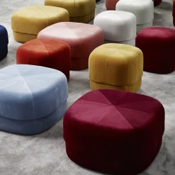 Pouf en velours 65 cm blush rose Circus Blush - Normann Copenhagen