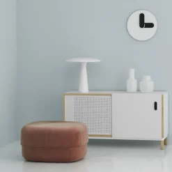 Pouf en velours 65 cm blush rose Circus Blush - Normann Copenhagen