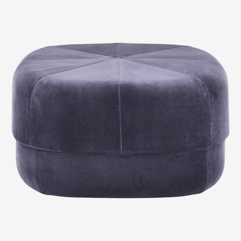 Pouf en velours 65 cm violet Circus Purple - Normann Copenhagen