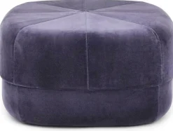 Pouf en velours 65 cm violet Circus Purple - Normann Copenhagen