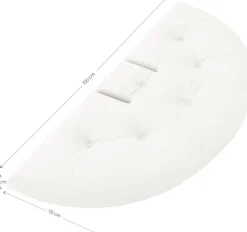 Pouf fauteuil en coton brown 75x80x60cm Mini Nido - Karup Design