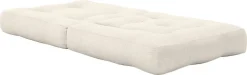 Pouf fauteuil en coton et lin 60x68x24cm Mini Cube - Karup Design
