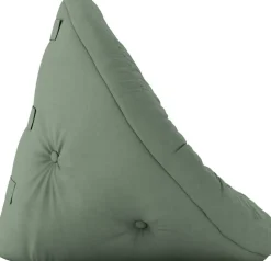 Pouf fauteuil en coton olive green 75x80x60cm Mini Nido - Karup Design