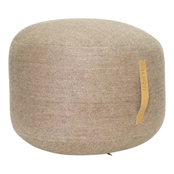 Pouf marron Ø50cm Mochi - Hübsch