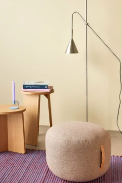 Pouf marron Ø50cm Mochi - Hübsch