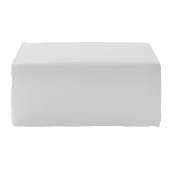 Pouf modulable déhoussable en tissus lino bianco Ghost 36 - Gervasoni