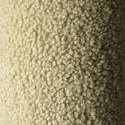Pouf nuage en sherpa bouclé matcha 25x39,5cm Cloud pouffe - Wigiwama