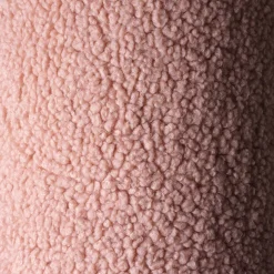 Pouf nuage en sherpa bouclé rose 25x39,5cm Cloud pouffe - Wigiwama