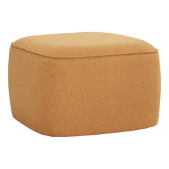 Pouf orange Cube - Hübsch