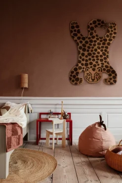 Pouf poire en coton biologique rose Pear Bean Bag - Ferm Living