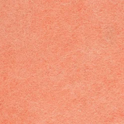 Pouf rond en laine saumon M Lea - myfelt