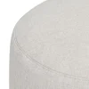 Pouf rond en polyester gris 70x40cm Point Large - Fatboy