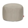 Pouf rond en polyester taupe 70x40cm Point Large - Fatboy