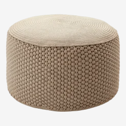Pouf taupe Berenice - Meme Design